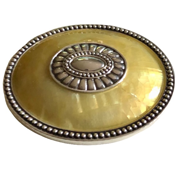 Lunt Silversmiths mirror mother of pearl purse mirror SOLD OUT! - Picture 5 of 7